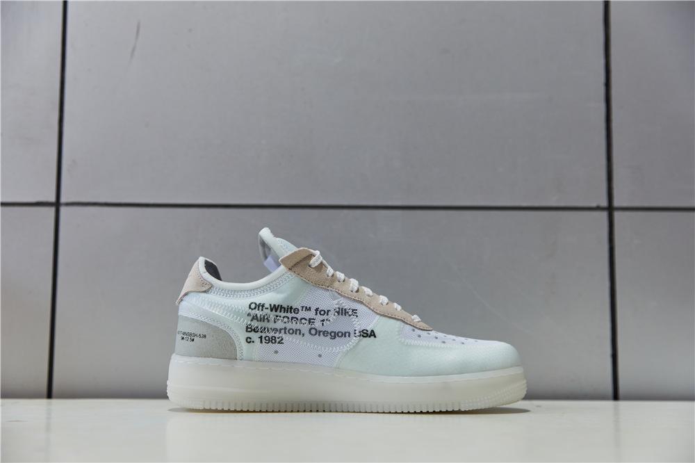 PK God Off-White Nike Air Force 1 One Low The 10 Ten Virgil Abloh retail materials ready to ship